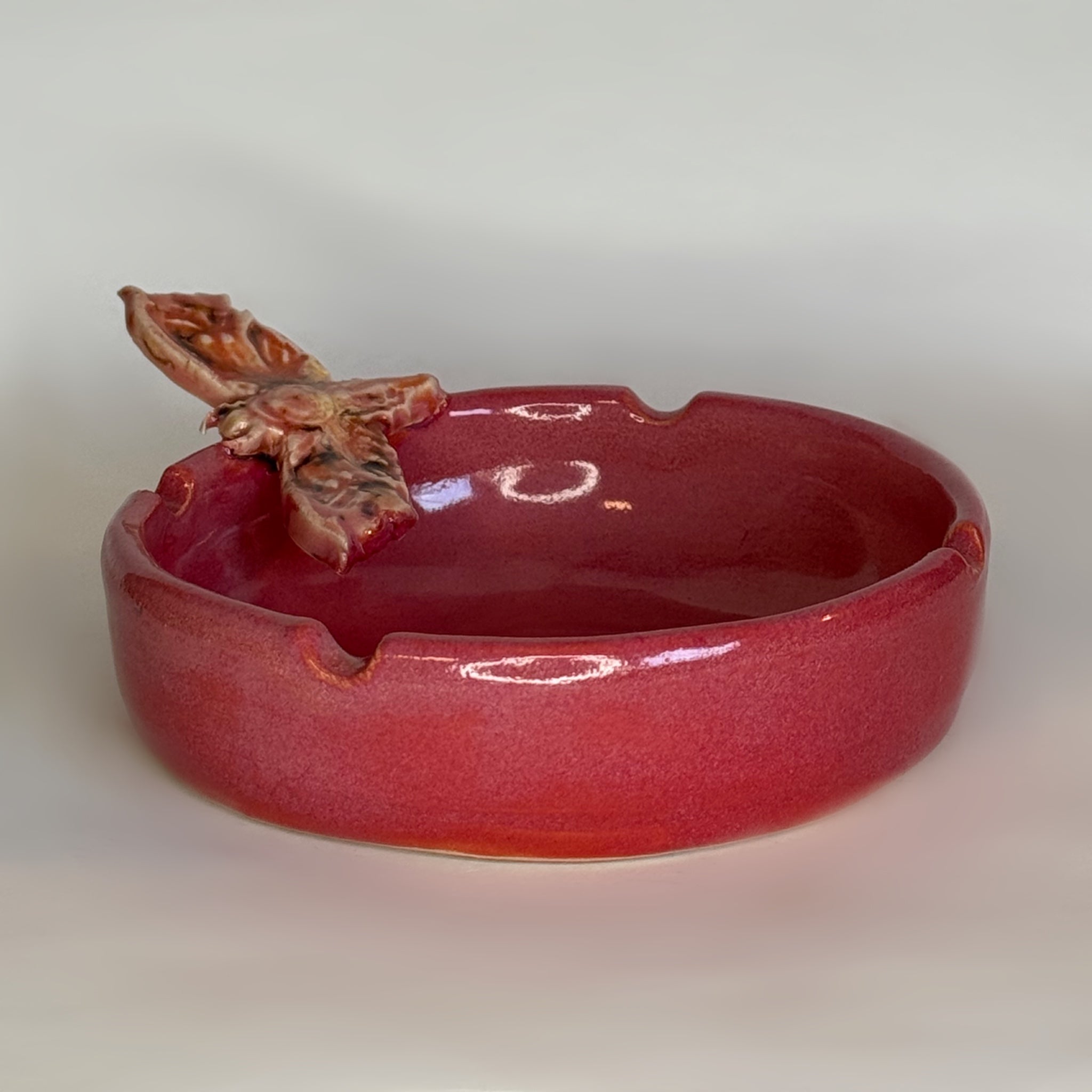 Moth Ashtray Pink