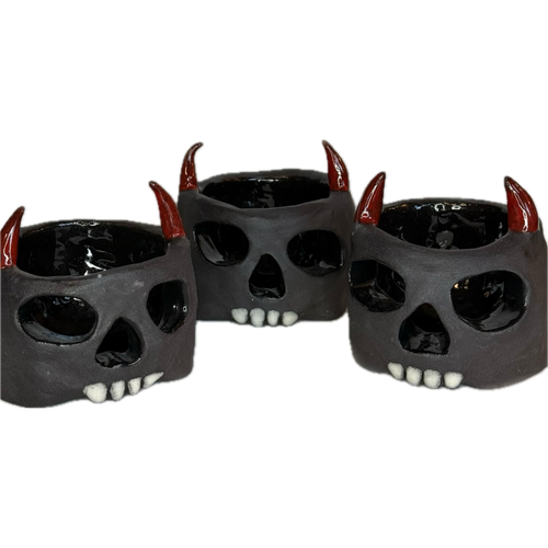 Devil Head Candle Holder